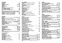 Ritz Cafe Cocktail menu