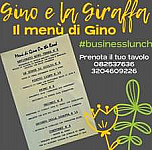 Gino E La Giraffa menu