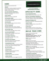 Pennsylvania Sandwich Company menu
