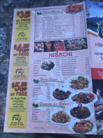 Fuji Hibachi And Chinese Cuisine menu