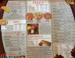 Bambino's Pizza menu