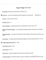 Hugger-mugger Tasty Recipes menu