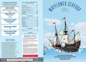 Mayflower Seafood Grill And Oyster menu