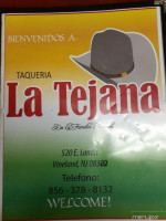 Taqueria La Tejana menu