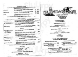 Glenda's Cafe menu