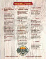 Schroeder Hall menu