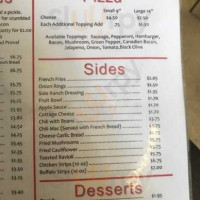 Slingers menu
