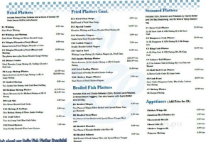 Upland Fish Market menu