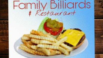 Family Billiards food