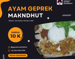 Ayam Geprek Makndhut food