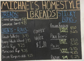 Michael's Homestyle Breads menu