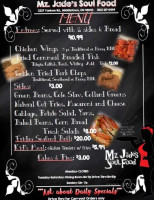 Mz. Jade's Soul Food menu