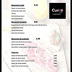 Enoteca Cuvee menu