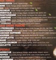 Pizza House menu