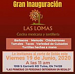 Cocina Mexicana Y Tortilleria Las Lomas menu