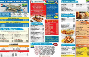 Off The Hook Seafood Grill menu