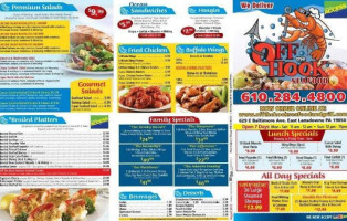 Off The Hook Seafood Grill menu