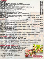 Argento's Pizza Palace menu