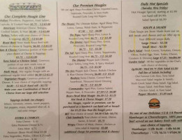 Valley Meat Deli menu