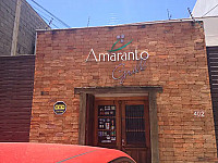 Amaranto Grill outside