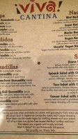 Viva Taqueria And Cantina menu