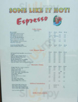 Some Like It Hot Espresso menu