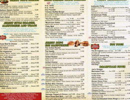 Jersey Joe's Boardwalk Cafe menu