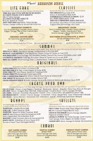 Harrison House Diner menu