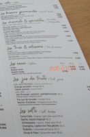 Cocoon Café menu