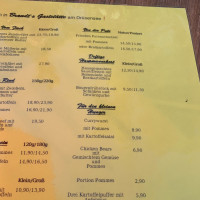 Brandt's Gaststatte menu