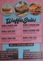 Waffleday's menu