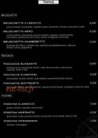 La Boussole, Aperitivo Italiano menu