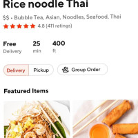 Rice Noodle Thai food