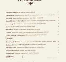 La Cannelle Cafe menu