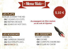 Jules John menu