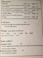 Junie G's menu