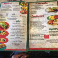 El Vaquero Mexican menu