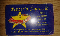 Capriccio Di Charne Marcello E C. menu