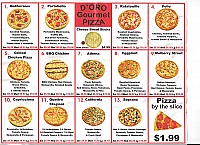 D'Oro Pizza food