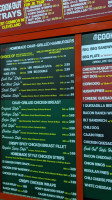 Cook Out menu