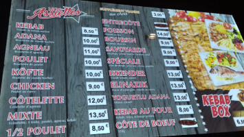 Le Med Argenteuil menu
