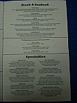 Cardigan's Restaurant & Bar menu