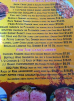 Banko's Seafood menu
