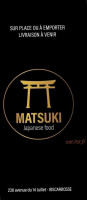 Matsuki menu