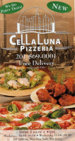 Cella Luna menu