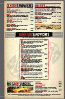 Rye's Bar & Restaurant menu
