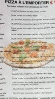 Pizzeria Il Destino menu