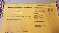 San Biagio menu