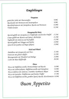 Casa Italia menu