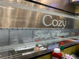 The Famous Cozy Soup n Burger food